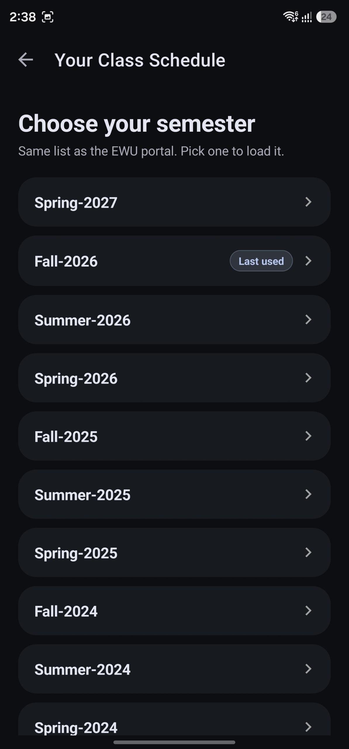CGPA calculator